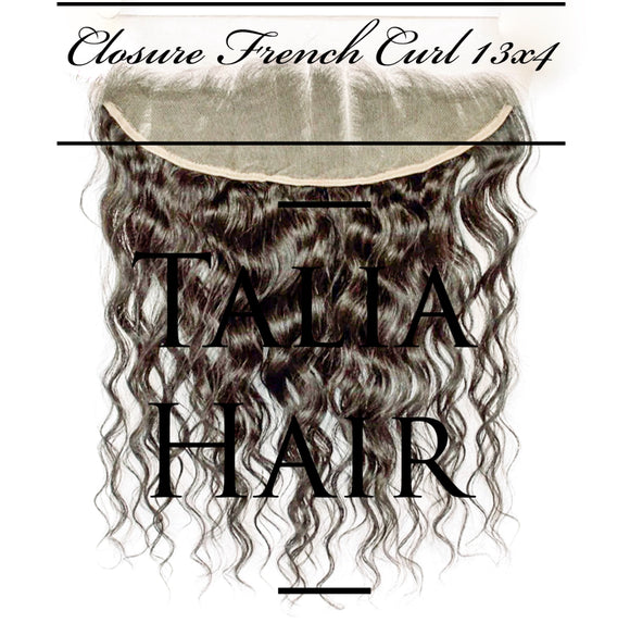 Lace Frontal French Curl Black #1B